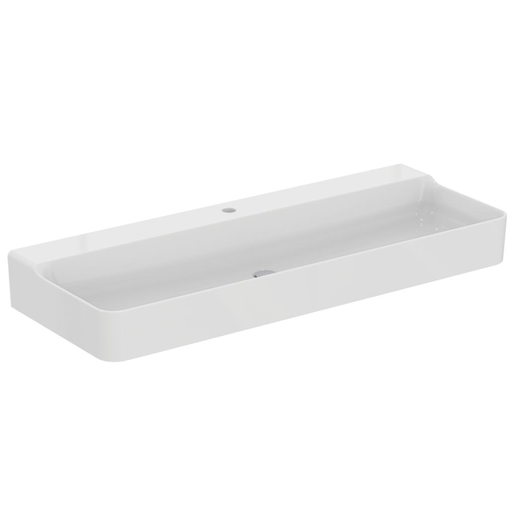 Ideal Standard Conca Umywalka ścienna 1200x450 mm z otworem na baterię Biały T384201