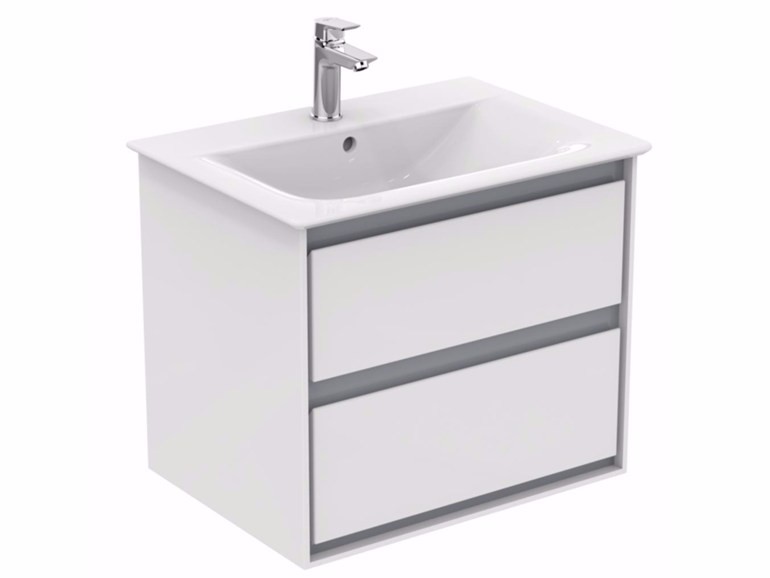 Ideal Standard Connect Air Szafka pod umywalkę 60 cm z 2 szuflady jasnoszary lakier E0818EQ