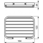 Ideal Standard Connect Mydelniczka prostokątna ścienna metalowa A9158AA