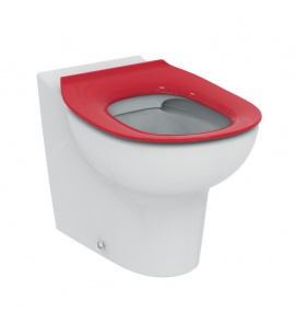 Ideal Standard Contour 21 Deska sedesowa bez pokrywy, typu THIN, z cienkiego Termoplastu (polipropylen), czerwony S4545GQ