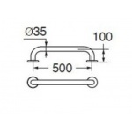 Ideal Standard Contour 21 Uchwyt prosty 50 cm, biały S6453AC