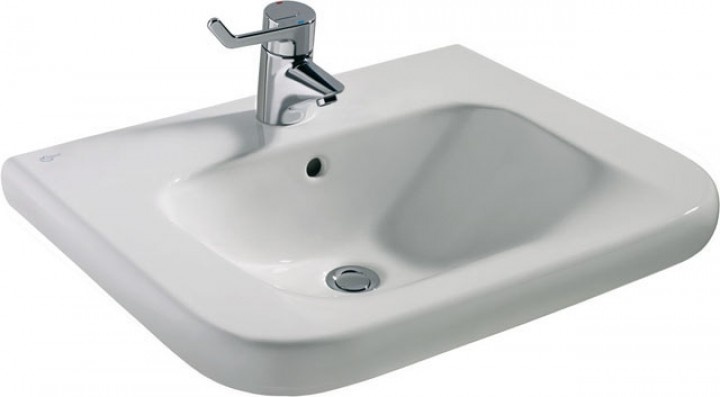 Ideal Standard Contour 21 Umywalka ścienna dla osób niepełnosprawnych 60 cm biała S238901