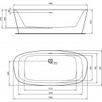 Ideal Standard Dea Wanna wolnostojąca 190x90 Biały matowy K8722V1