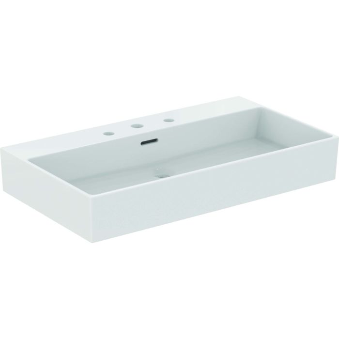 Ideal Standard Extra Umywalka ścienna 800x450 mm z 3-otworami na baterię Biały T389701