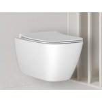      Ideal Standard i.Life S miska wisząca 48 RimLS+ biała + deska wolnoopadająca cienka biała T459201+T532901