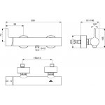 Ideal Standard Joy Bateria natryskowa ścienna Nikiel BC785GN