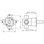 Ideal Standard Przełącznik automatyczny podtynkowy Ceratherm 300/200 A2754NU