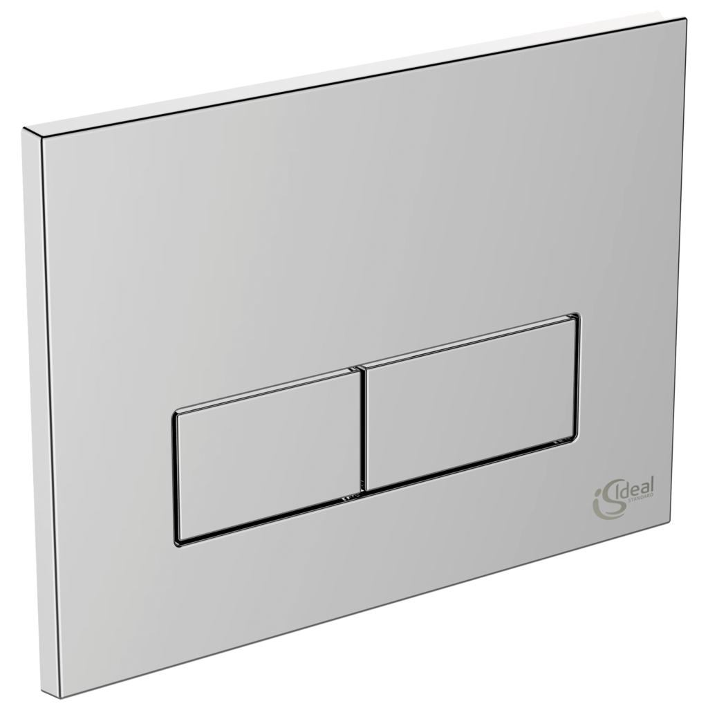 Ideal Standard Przycisk spłukujący, krawędzie prostokątne, Chrom mat W3708AD