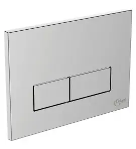 Ideal Standard Przycisk spłukujący, krawędzie prostokątne, Chrom mat W3708AD W MAGAZYNIE!!