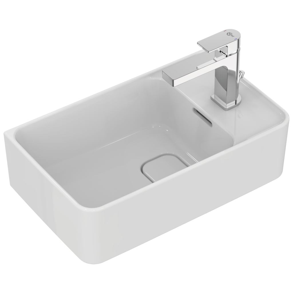 Ideal Standard Strada II Handrinse Umywalka ścienna/stawiana na blat 45x27 cm asymetryczna prawa biała T299401