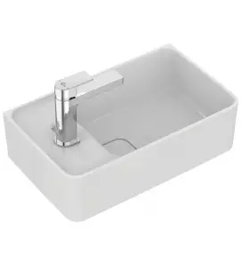 Ideal Standard Strada II Handrinse Umywalka ścienna/stawiana na blat 45x27 cm asymetryczna lewa biała T299501