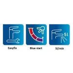 Ideal Standard Tesi Bateria umywalkowa stojąca „Blue Start” C3 - z korkiem A6558AA