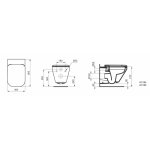      Ideal Standard Tonic II Miska wisząca WC Rimless z deską wolnoopadającą K316501 PROMOCJA!! 