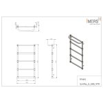 Imers Syntia 2 grzejnik wodny 53x96,9 bez zaworów stary mosiądz 3021/OB