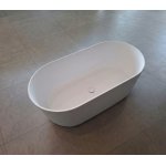      Inbalia Bali Wanna wolnostojąca 140x70 biały mat z korkiem klik klak BTFS00099C00M110I + IA00B2B11M WYPRZEDAŻ EKSPOZYCJI!!
