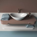 Inbalia Laguna Umywalka nablatowa 50x31 biały mat WBOC00105C00M110I