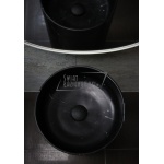       Inbani Giro Umywalka wolnostojąca Ø35xh85 cm Marquina Marble GR011MN