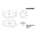 Kaldewei Meisterstück Oyo Duo Wanna wolnostojąca 173x82 warm grey 205143530671