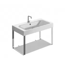 Kerasan Cento Stelaż Umywalkowy 80x45 cm Chrom 9126K1