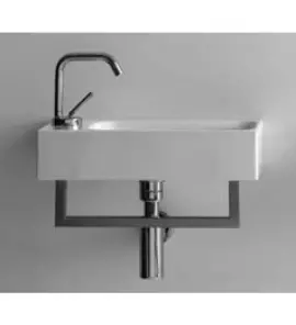 Kerasan Cento Umywalka Ścienna 45x25 cm Biały 353701C