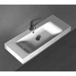 Kerasan Cento Umywalka Ścienna/Stawiana na Blat 100x45 cm Biały 355001