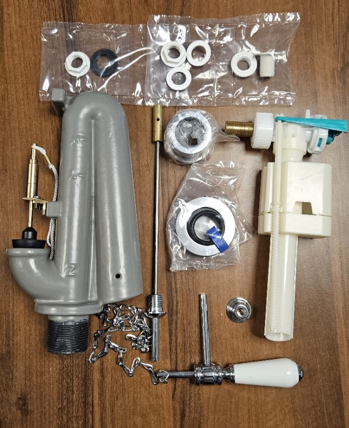 Kerasan Mechanizm spłukujący do górnopłuka chrom 754590