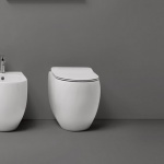 Kerasan Flo Miska WC Stojący 37x56 cm Biały 311801