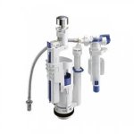 Kerasan Mechanizm do spłuczki z przyciskiem chrom 751390