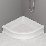 Kerasan Retro Brodzik Półokrągły 80x80 cm Biały 134201