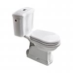 Kerasan Retro Miska WC do Kompaktu 38,5x72 cm Biały 101201