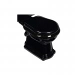   Kerasan Retro Miska WC do Kompaktu 38,5x72 cm Czarny 101304