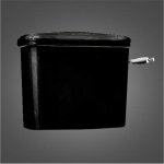   Kerasan Retro Spłuczka WC do Kompaktu 45x17 cm Czarny 107104