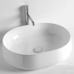 Kerasan Nolita Umywalka stawiana na blat 56x44 cm Biały 460501