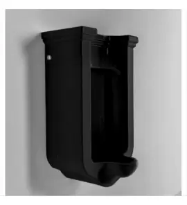   Kerasan Waldorf Pisuar wiszący 37x44 cm czarny 413004