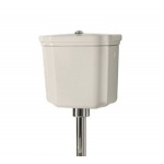 Kerasan Waldorf Spłuczka WC Dolnopłuk 40x14 cm Biały 418201