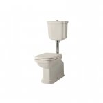 Kerasan Waldorf Spłuczka WC Dolnopłuk 40x14 cm Biały 418301