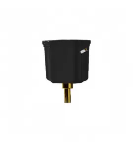   Kerasan Waldorf Spłuczka WC dolnopłuk 40x14 cm czarny 418304