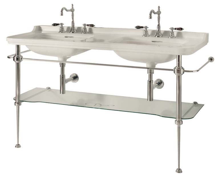 Kerasan Waldorf Stelaż Umywalkowy 150 cm Chrom 9195K1