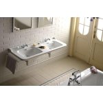 Kerasan Waldorf Umywalka Ścienna Podwójna 150x55 cm Biały 4143K1