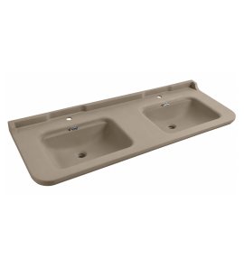 Kerasan Waldorf Umywalka Ścienna Podwójna 150x55 hazel matt 4143K10 W MAGAZYNIE !!! 