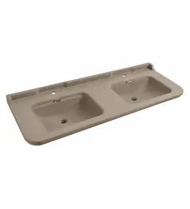 Kerasan Waldorf Umywalka Ścienna Podwójna 150x55 hazel matt 4143K10 W MAGAZYNIE !!! 