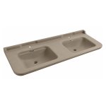 Kerasan Waldorf Umywalka Ścienna Podwójna 150x55 hazel matt 4143K10 W MAGAZYNIE !!! 