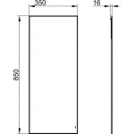Keuco Edition 100 Lustro kryształowe 350x850 mm 10095002000
