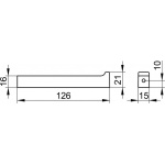 Keuco Edition 11 Uchwyt na zapasowy papier toaletowy, Chrom 11163010000