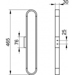 Keuco Edition 300 Uchwyty na ręcznik, Chrom 30070010000