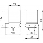 Keuco Elegance Pojemnik do dozownika na mydło 11652000100