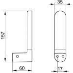 Keuco Elegance Uchwyt na zapasowy papier toaletowy, Chrom 11663010000