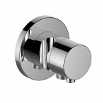 Keuco IXMO Zawór podtynkowy odcinający z przyłączem węża i uchwytem słuchawki prysznicowej DN 15, Chrom 59541011201