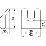 Keuco Moll Haczyk na ręcznik, Chrom 12713010000