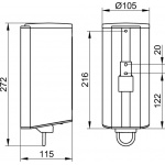 Keuco Plan Dozownik na mydło, Chrom 14954010100